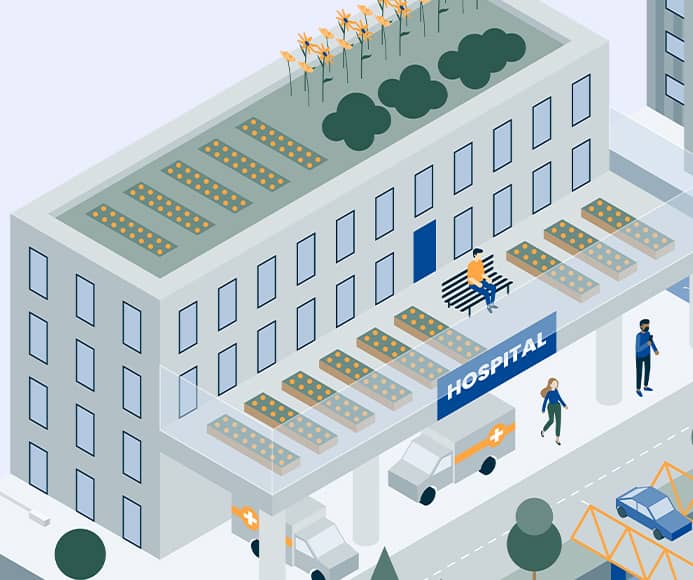 Hospital illustration