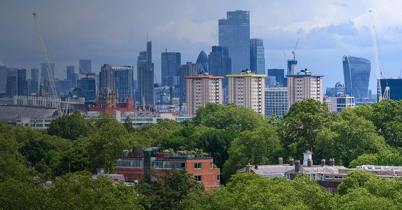 London skyline image