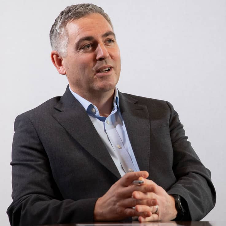 Tim Pullen sat at table.